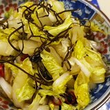 白菜松前昆布の即席漬け